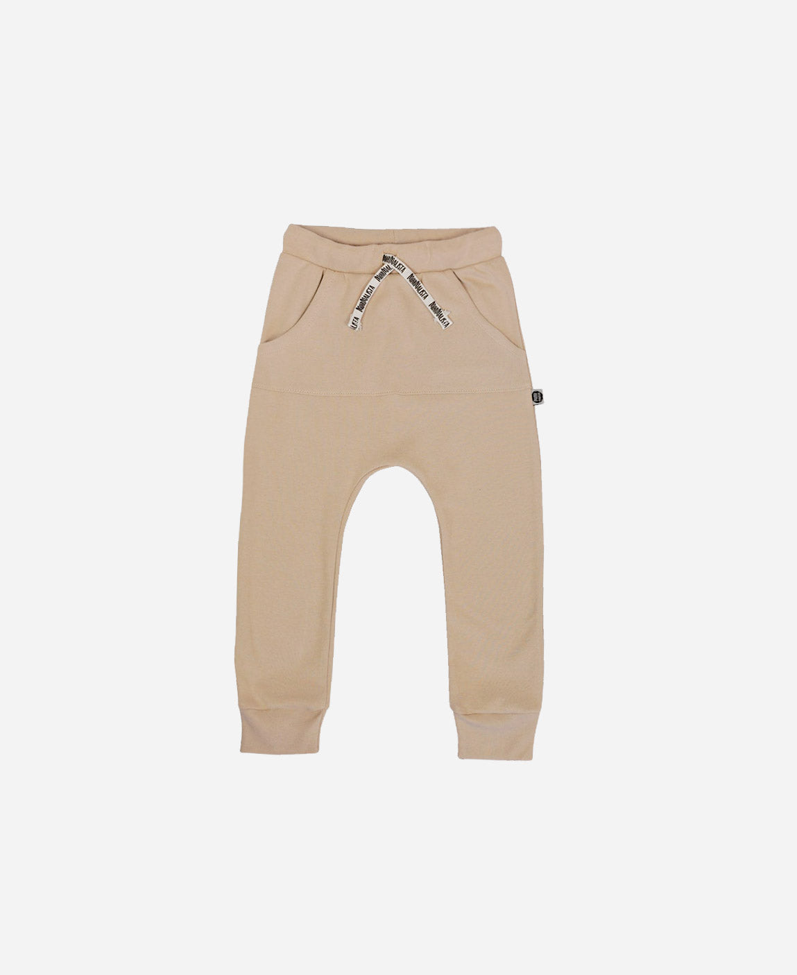 Calça Bolsão Unissex MiniMalista | Liso Beige