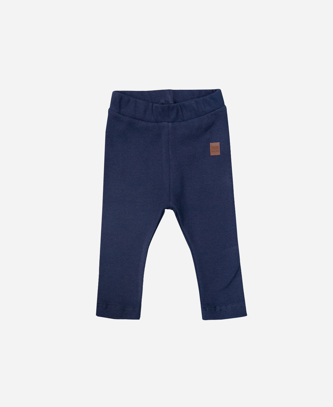 Calça Unissex Slim Canelada Infantil Liso Ocean - azul profundo do mar em ribana canelada 100% algodão - MiniMalista Baby