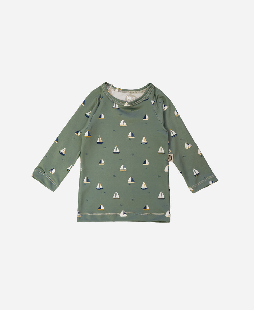 Camiseta Infantil Proteção Solar Unissex UV50+ | Boats