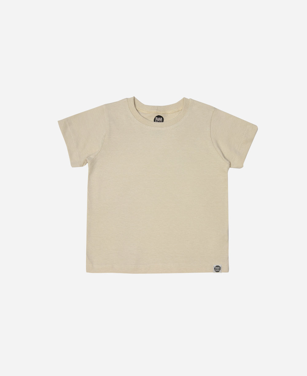 Camiseta Infantil Manga Curta Unissex | Liso Sand