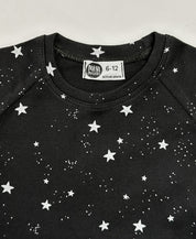 Camiseta Infantil de Inverno Manga Longa Unissex Raglan | Space