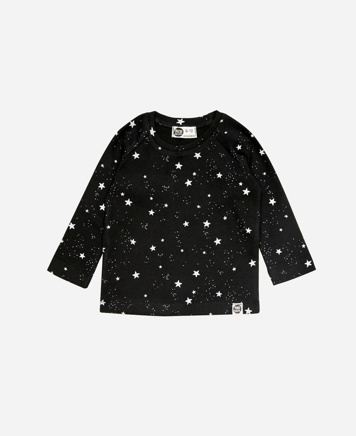Camiseta Infantil de Inverno Manga Longa Unissex Raglan | Space