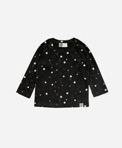 Camiseta Infantil de Inverno Manga Longa Unissex Raglan | Space