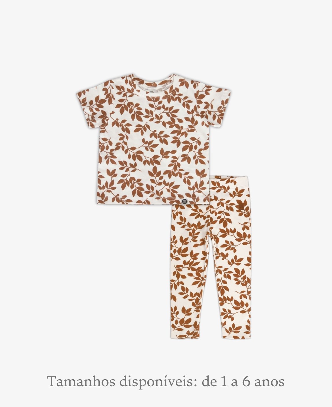Conjunto Infantil Menina Camiseta e Legging | Laurel