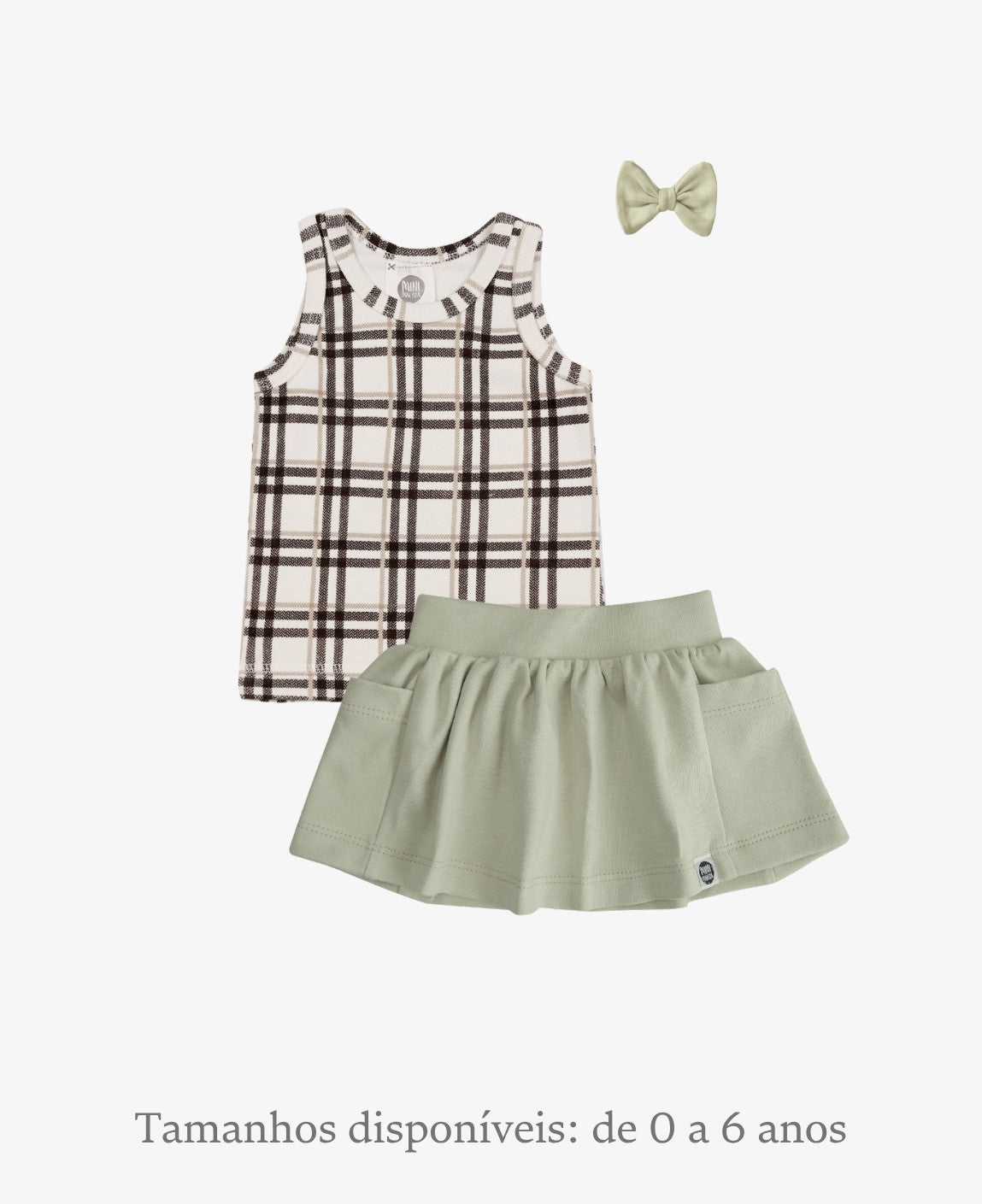 Conjunto-Infantil-Feminino-Menina-Minimalista-regata-xadrez-plaid-e-saia-verde-stone