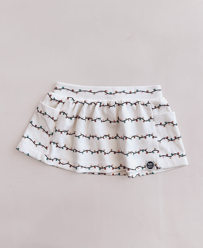 Conjunto Verão Bebê Menina Body e Saia | Lights