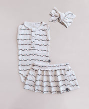 Conjunto Verão Bebê Menina Body e Saia | Lights