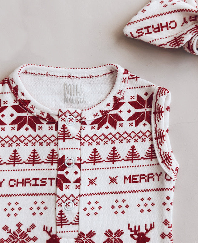 Conjunto Verão Bebê Menina Body e Saia | Xmas Tricot