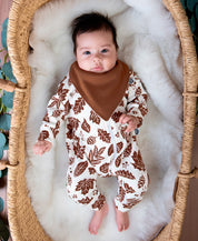Conjunto Bebê Macacão + Babador | Oak e Fall