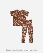Conjunto Infantil Menina Camiseta e Legging | Field