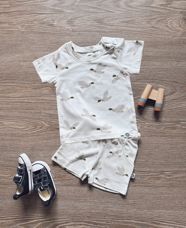 Conjunto Camiseta e Bermuda Verão | Mallard Duck