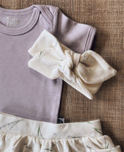 Conjunto Verão Bebê Menina Body e Saia | Lavender e Lilac