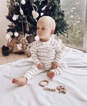 Conjunto Saída de Maternidade Meu Primeiro Natal - 4 Peças | Lights
