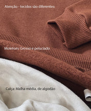 Conjunto Moletom e Calça Malha | Electric e Oak