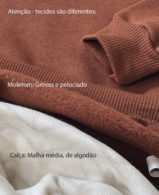 Conjunto Moletom e Calça Malha | Electric e Oak