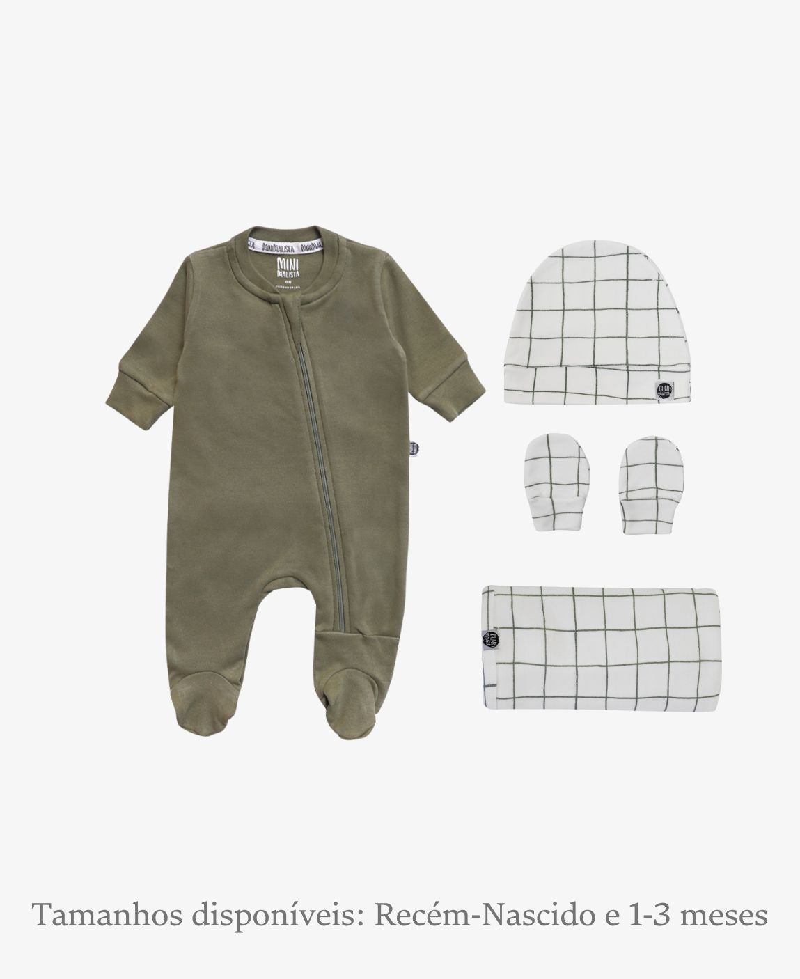 Conjunto Saída de Maternidade Bebê | Jungle Green e Greeny