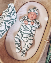 Kit Presente Saída de Maternidade Bebê 4 peças | Blue Flock - Com Caixa Presente