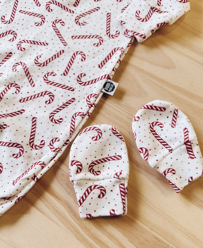 Conjunto Saída de Maternidade Meu Primeiro Natal - 4 Peças | Candy Cane