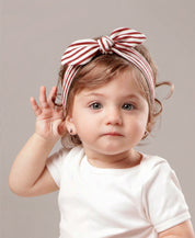 Faixinha de Cabelo Infantil | Listrinhas Vermelho