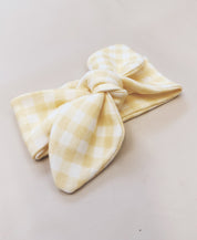 Faixinha de Cabelo Infantil | Vichy Amarelo