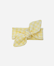 Faixinha de Cabelo Infantil | Vichy Amarelo