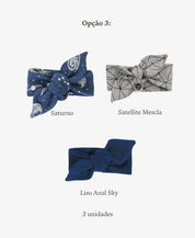 Kit Faixinhas Laço de Cabelo Bebê Menina | Várias Opções