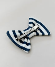 Laço de Cabelo com Clip | Listrinhas Navy