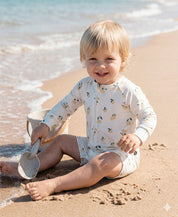 Macaquinho de Praia Estampado UV50+ | Limone