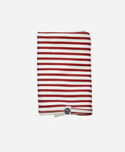 Manta de Malha de Algodão para Bebês | Listrinhas Vermelho