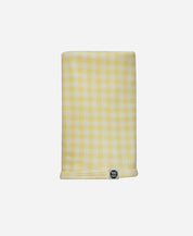 Manta de Malha de Algodão para Bebês | Vichy Amarelo