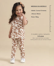 Conjunto Infantil Menina Camiseta e Legging | Laurel