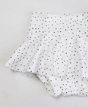 Outro ângulo da Saia Boomies de Bebê Bolinhas Claro, poá clássico para bebê menina do 0-3 aos 18-24 meses — MiniMalista Baby