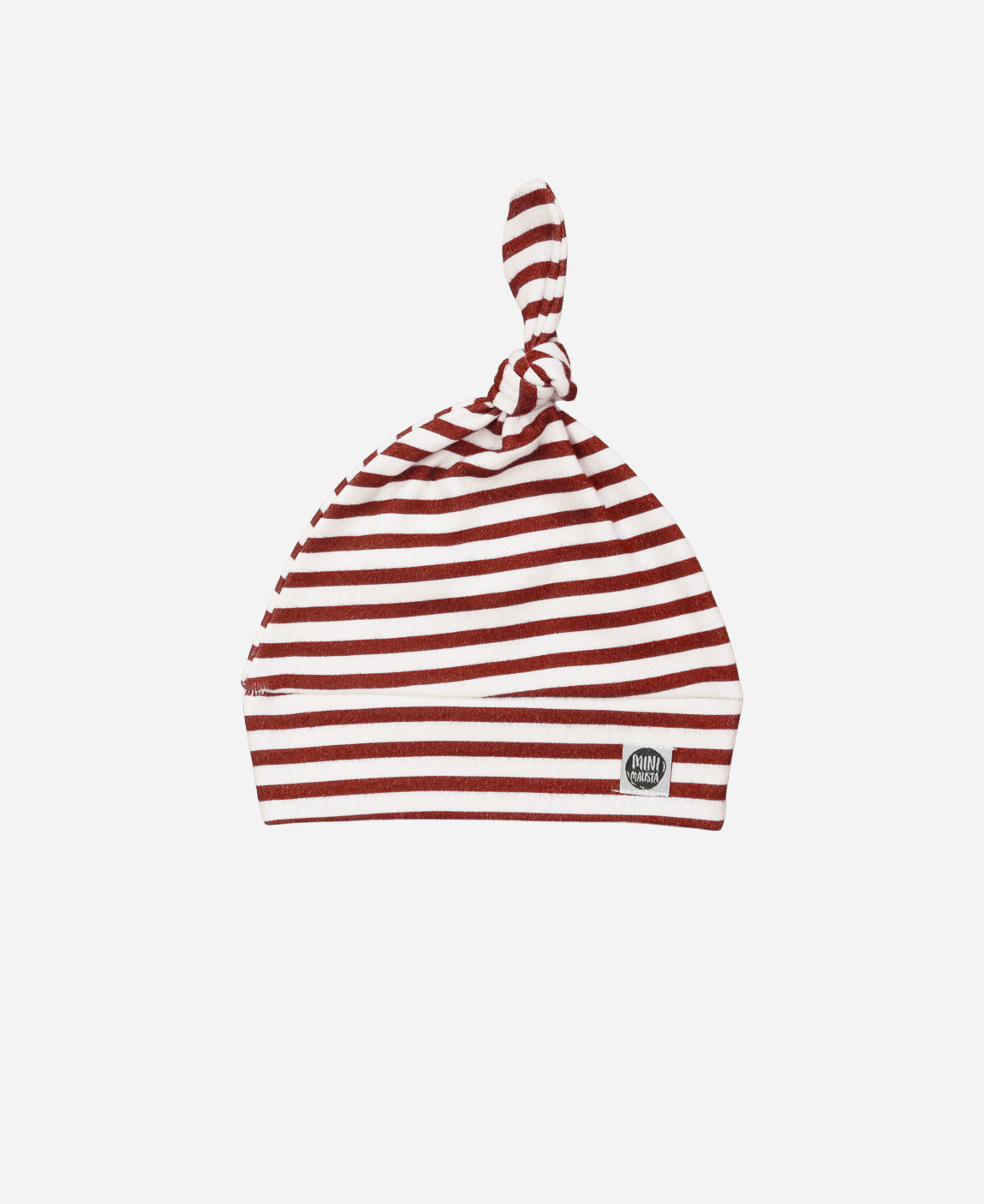 Touca Nó Recém-Nascido Unissex | Listrinhas Vermelho