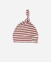 Touca Nó Recém-Nascido Unissex | Listrinhas Vermelho