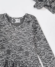 Conjunto Bebê Menina Body-Vestido Inverno + Faixinha | Dreamy