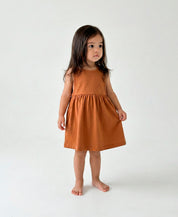 Vestido Regata Malha Infantil | Liso Ginger