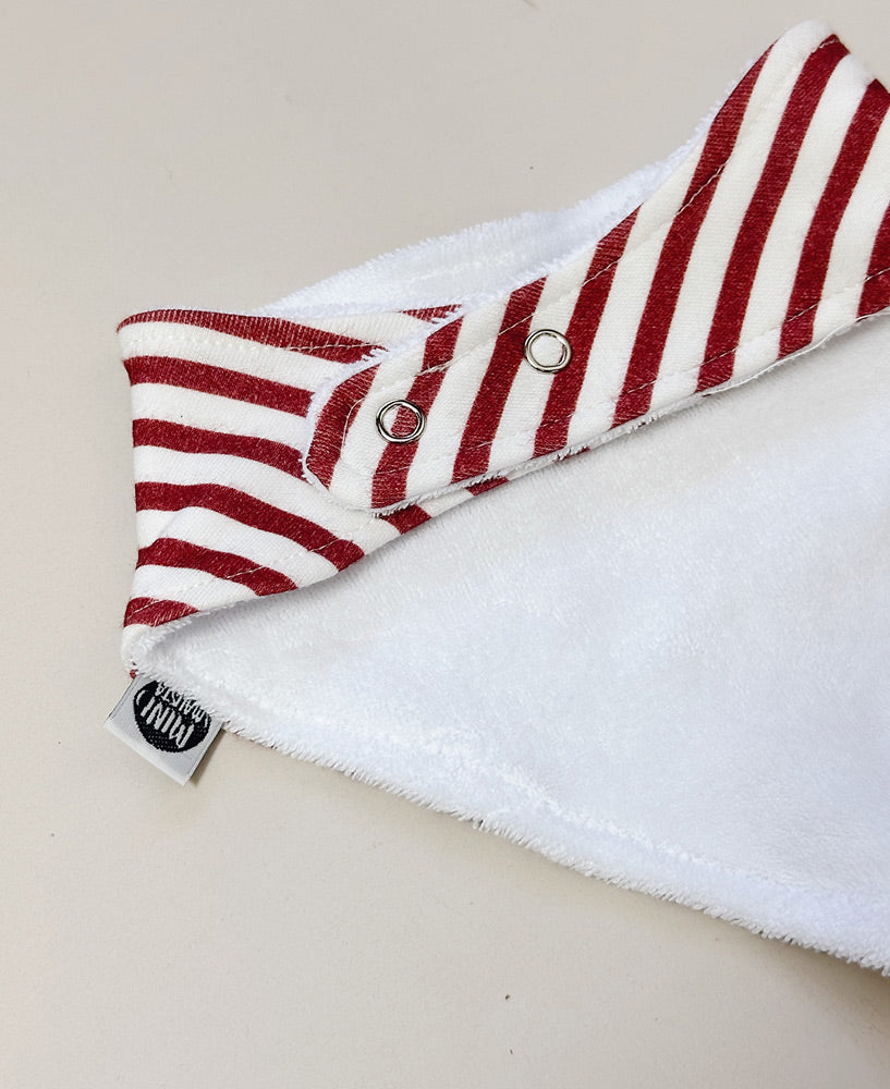Babador Bandana Unissex | Listrinhas Vermelho