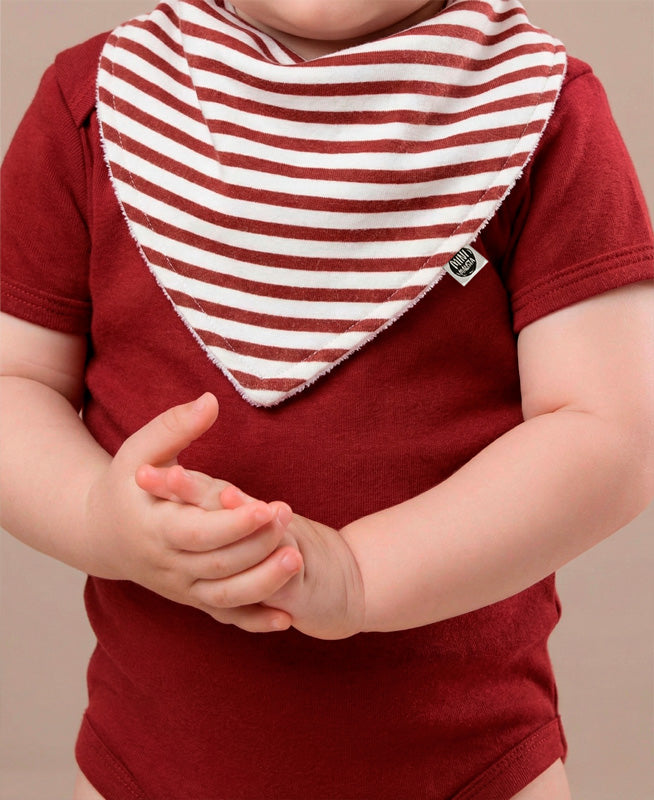 Babador Bandana Unissex | Listrinhas Vermelho