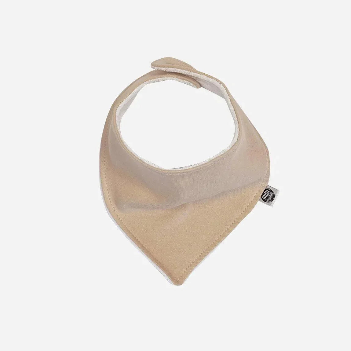 Babador Bandana Unissex MiniMalista | Liso Beige - MiniMalista Baby - 0.3, b2b, Baby, black-friday, com-desconto-mm10, Meia Estação, Menina, Neutro, Unissex -bebê-minimalista-estiloso
