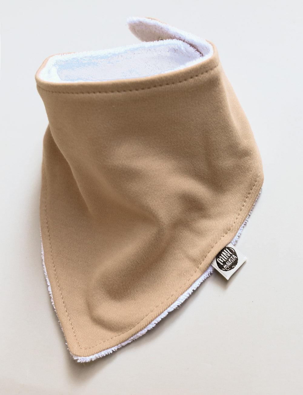 Babador Bandana Unissex MiniMalista | Liso Cinnamon - MiniMalista Baby - 0.3, b2b, Baby, Best, black-friday, com-desconto-mm10, Meia Estação, Menina, Menino, Neutro, Unissex -bebê-minimalista-estiloso