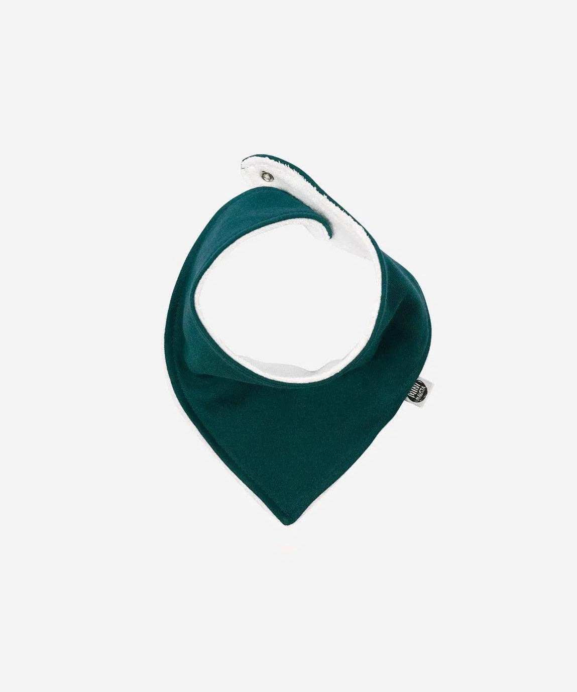 Babador Bandana Unissex MiniMalista | Liso Deep Green - MiniMalista Baby - 0.35, b2b, Baby, black-friday, Christmas, com-desconto-mm10, Meia Estação, Menino, natal, Xmas -bebê-minimalista-estiloso