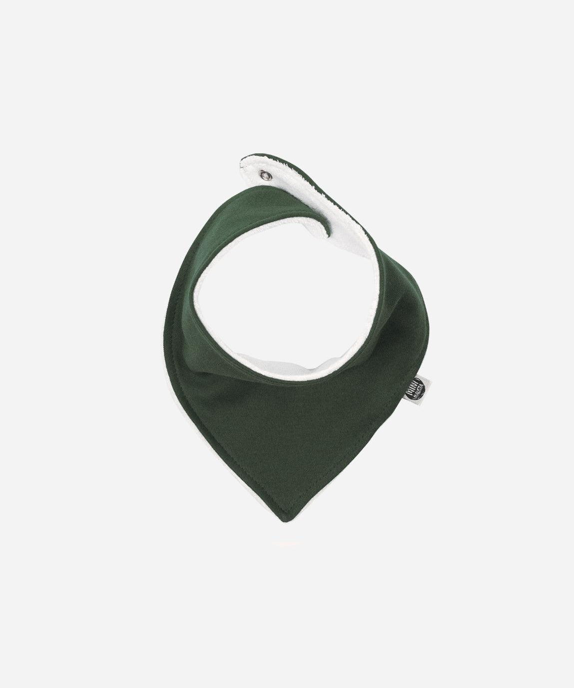 Babador Bandana Unissex MiniMalista | Liso Jungle Green - MiniMalista Baby - 0.2, b2b, Baby, black-friday, Christmas, com-desconto-mm10, Meia Estação, Menino, Natal, Xmas -bebê-minimalista-estiloso