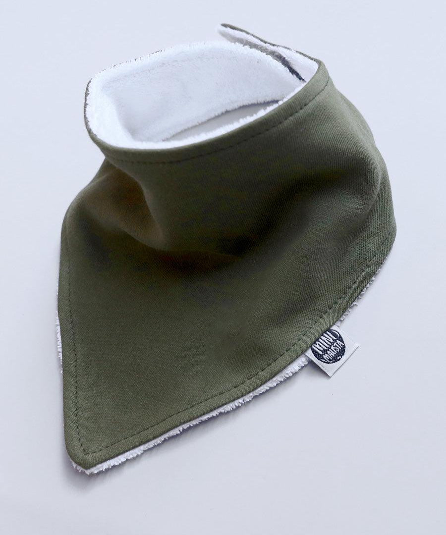 Babador Bandana Unissex MiniMalista | Liso Jungle Green - MiniMalista Baby - 0.2, b2b, Baby, black-friday, Christmas, com-desconto-mm10, Meia Estação, Menino, Natal, Xmas -bebê-minimalista-estiloso