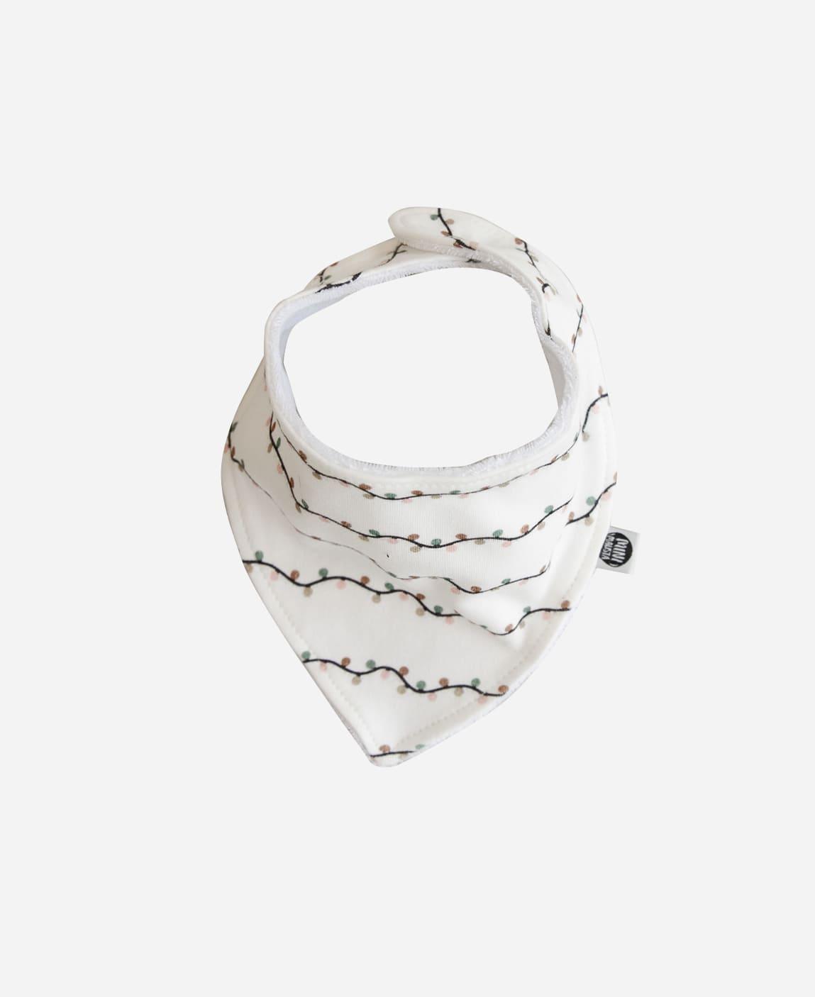 Babador Bandana Unissex | Lights - MiniMalista Baby - 0.3, Ano Novo, b2b, Baby, black-friday, Christmas, com-desconto-mm10, Meia Estação, Menina, natal, Neutro, Reveillon, Unissex, Xmas -bebê-minimalista-estiloso