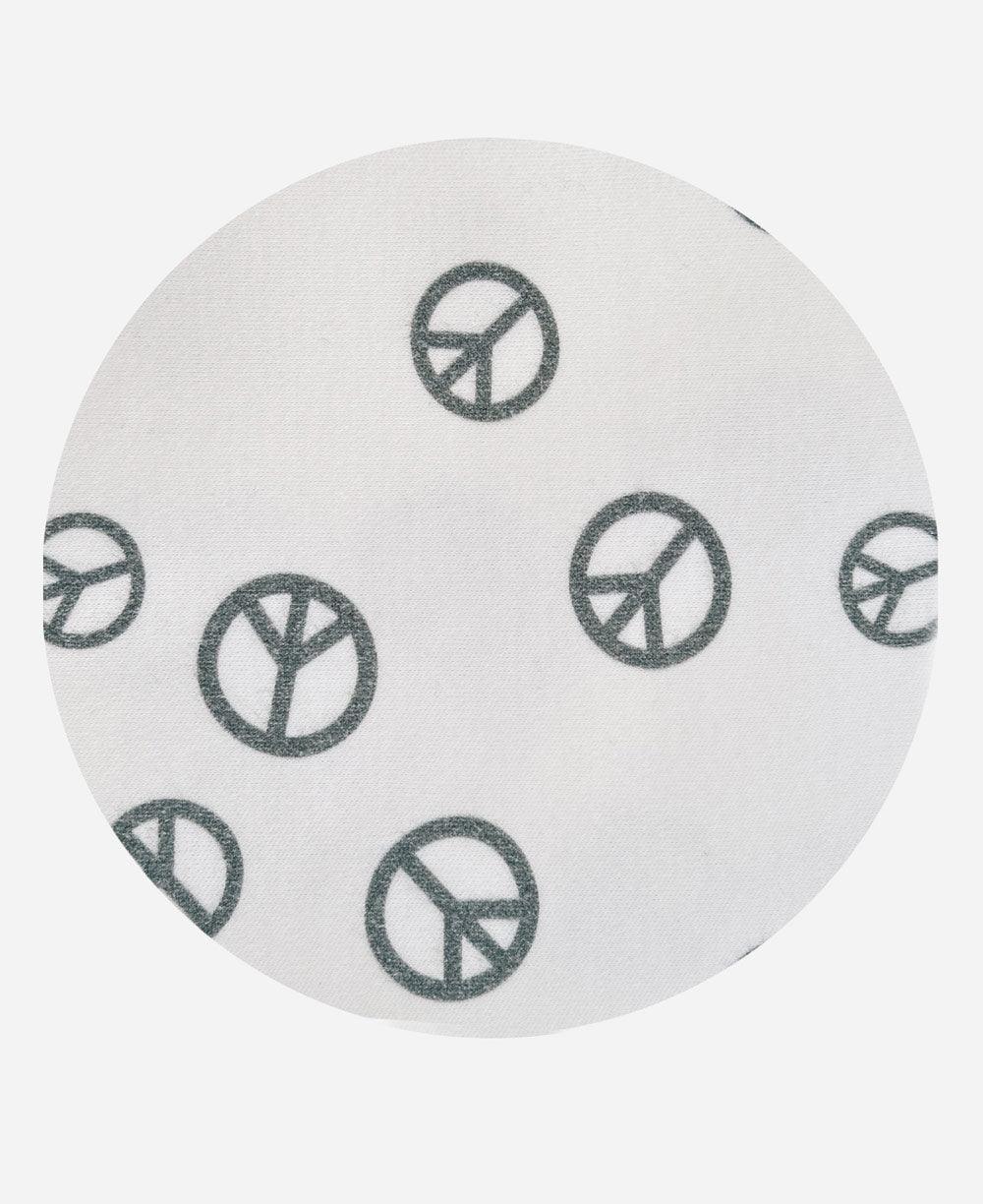 Babador Bandana Unissex | Peace and Love - MiniMalista Baby - 0.35, b2b, Baby, black-friday, com-desconto-mm10, Meia Estação, Menino -bebê-minimalista-estiloso