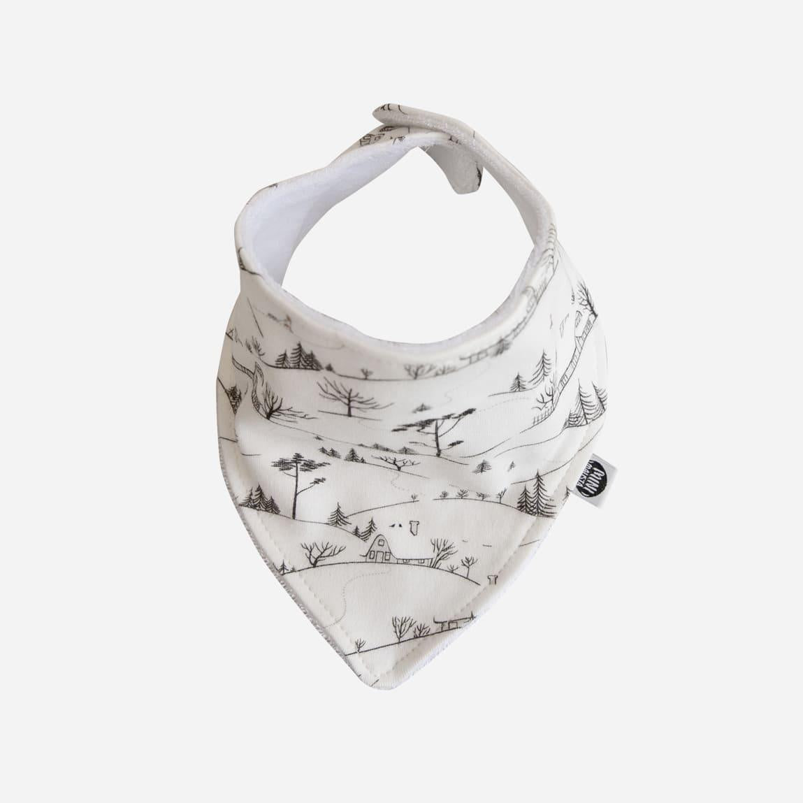 Babador Bandana Unissex | Village - MiniMalista Baby - 0, b2b, Baby, Christmas, com-desconto-mm10, Meia Estação, Menina, Menino, natal, Neutro, Unissex, Xmas -bebê-minimalista-estiloso