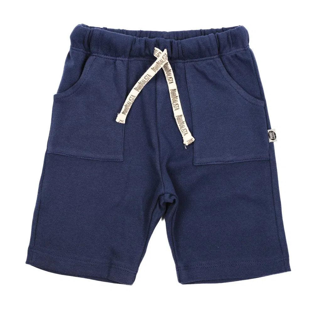 Bermuda Infantil MiniMalista Malha | Liso Ocean - MiniMalista Baby - b2b, Calor, com-desconto-mm10, Kids, Menino, tab-tam-bermuda-puperita, Verão -bebê-minimalista-estiloso