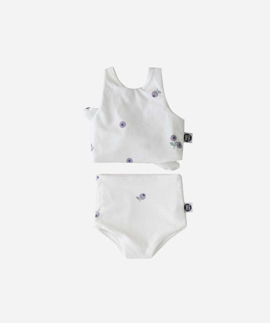 Biquini Dupla Face Infantil Estampado UV50+ | Blueberry - MiniMalista Baby - 0, b2b, Calor, com-desconto-mm10, Menina, tab-tam-biquini, Verão -bebê-minimalista-estiloso