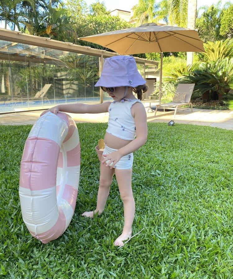 Biquini Dupla Face Infantil Estampado UV50+ | Blueberry - MiniMalista Baby - 0, b2b, Calor, com-desconto-mm10, Menina, tab-tam-biquini, Verão -bebê-minimalista-estiloso