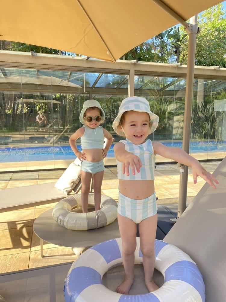 Biquini Dupla Face Infantil Estampado UV50+ | Listras Fresh - MiniMalista Baby - 0, b2b, Calor, com-desconto-mm10, Menina, new, tab-tam-biquini, Verão -bebê-minimalista-estiloso